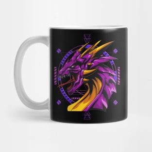 Horned Purple Dragon Mug